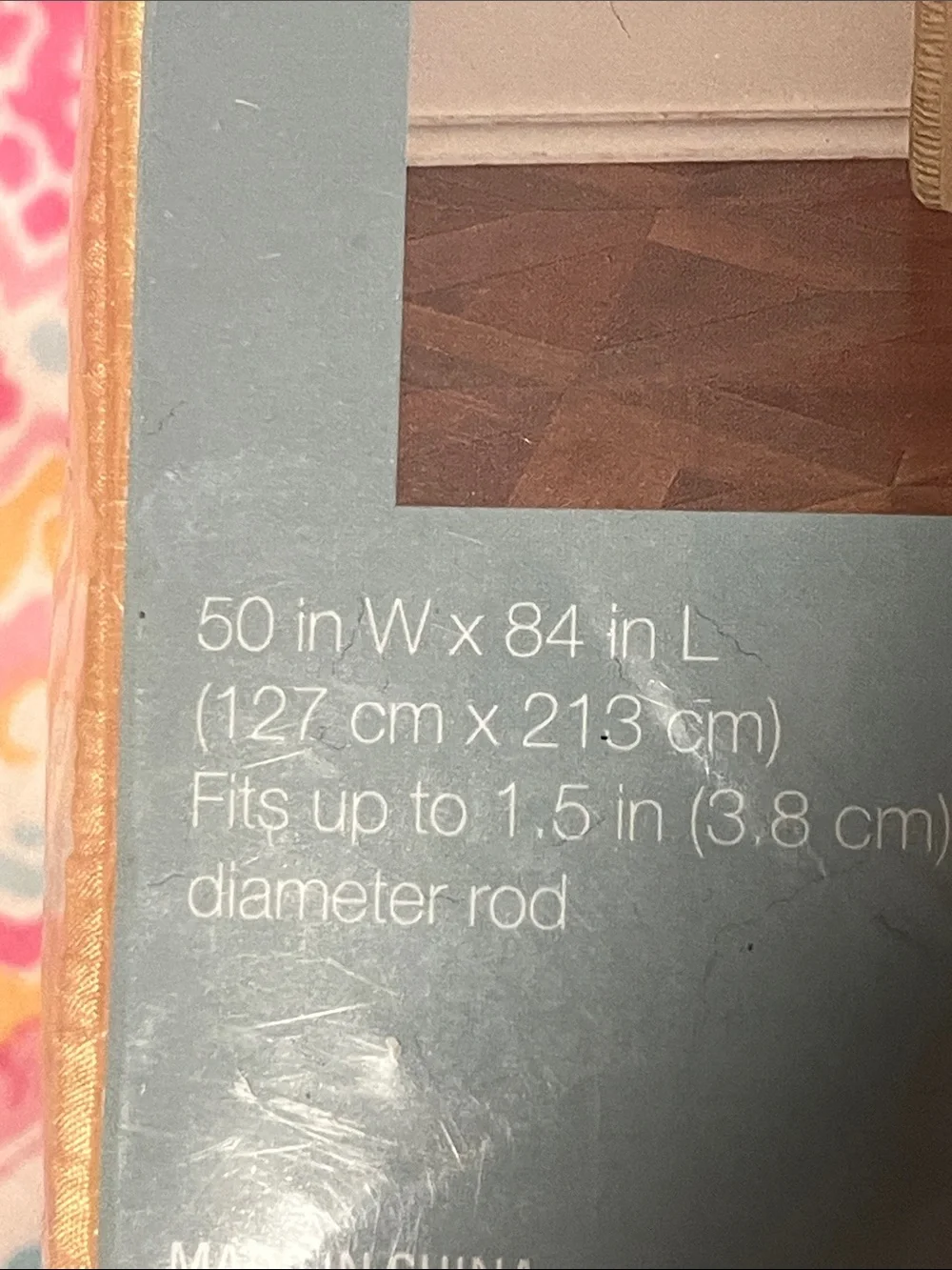 Chandler One Grommet Panel Curtain yellow mustard color.